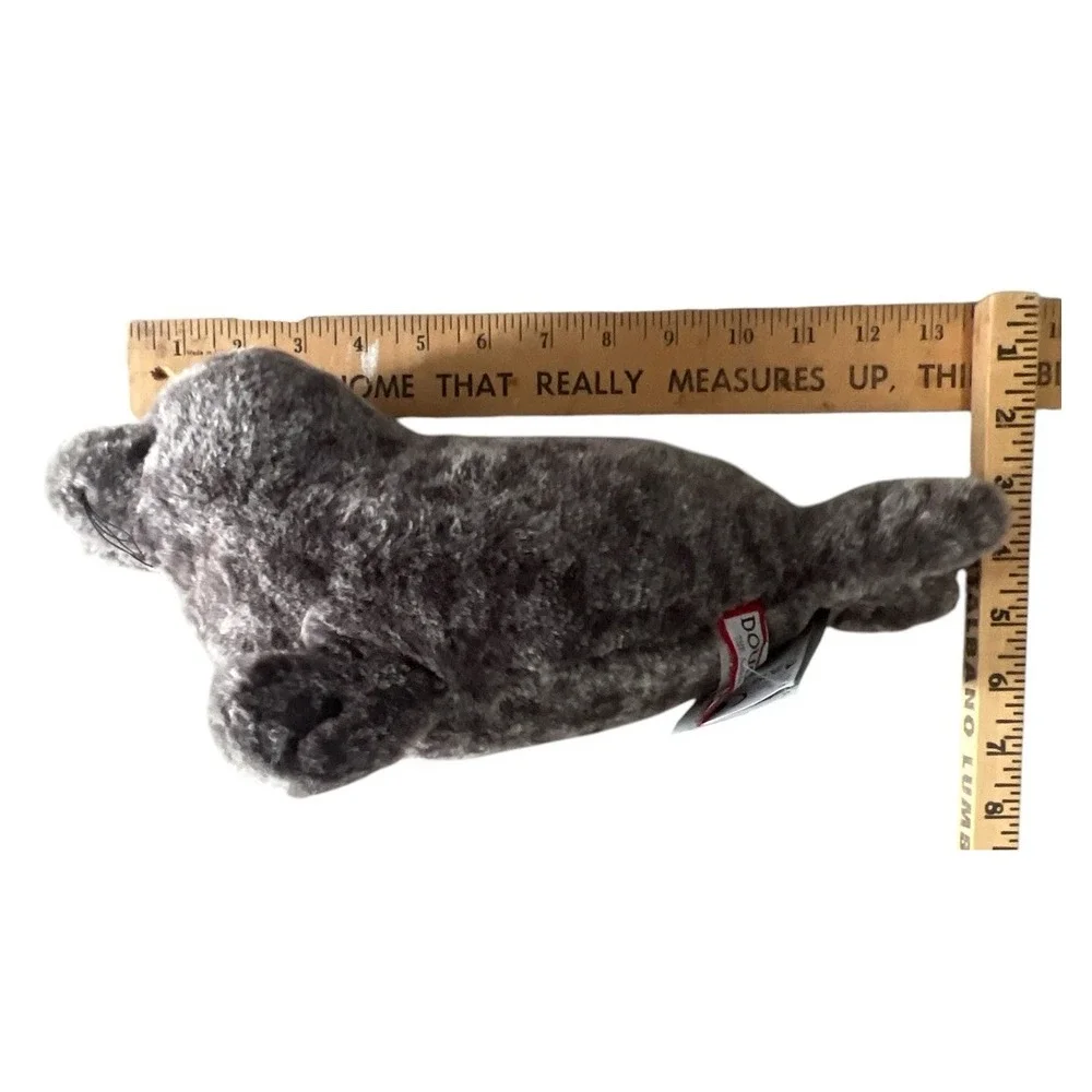 Douglas Cuddle Toys Gray Harbor Seal Plush Stuffed Animal 13